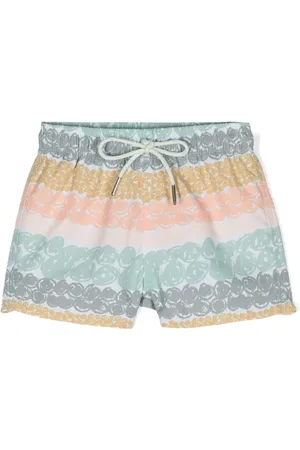 KNOT Bodhie abstract-print swim shorts