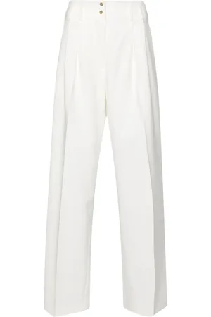 GENNY High-waisted straight-leg trousers