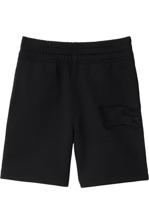 Burberry EKD-appliqu?? cotton shorts