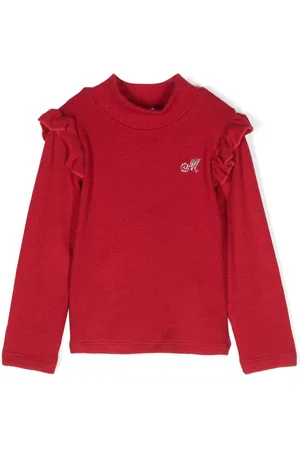 MONNALISA Costina fine-ribbed T-shirt