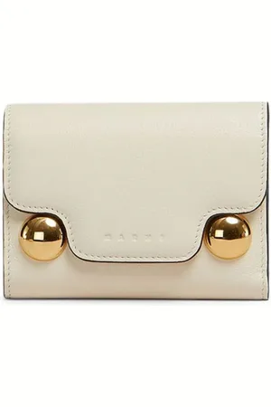 Marni Trunkaroo tri-fold leather wallet