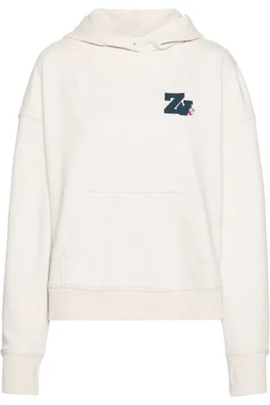 Zadig & Voltaire Logo-embellished mélange hoodie