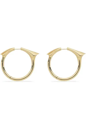 Salvatore Ferragamo Gancini point earrings