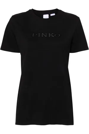 Pinko Logo-embroidered T-shirt