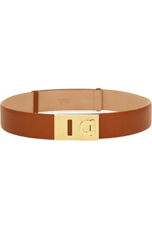 Salvatore Ferragamo Adjustable leather belt