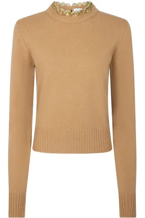 Paco rabanne Embellished knitted jumper