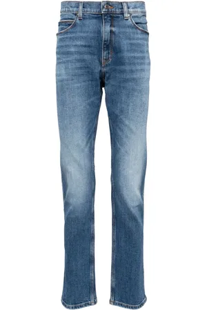 HUGO BOSS Mid-rise slim-fit jean