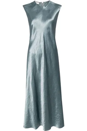 Vince Satin cap-sleeve dress
