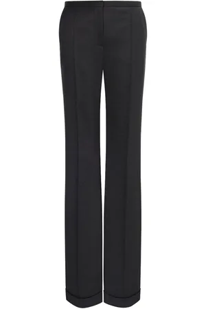 Serafini Pintucked straight-leg trousers