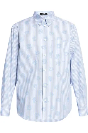 VERSACE Medusa striped shirt