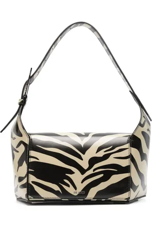 The Attico 7/7 zebra-print shoulder bag