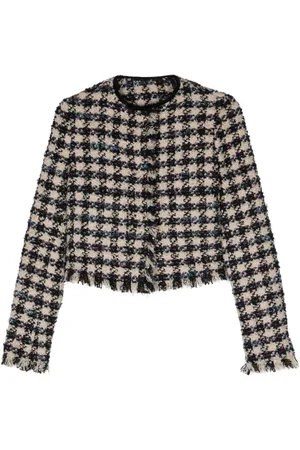 FORTE FORTE Cropped tweed jacket
