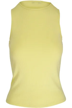 Vince Ribbed cotton tank top