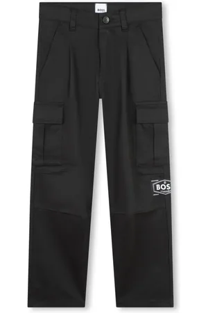 HUGO BOSS Straight-leg cargo trousers