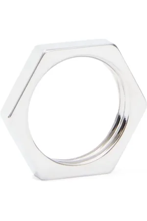 Maison Margiela Geometric brushed ring