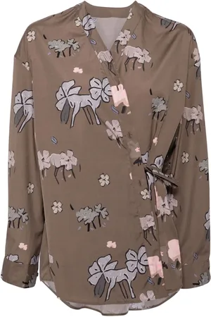 JNBY Long sleeves floral shirt