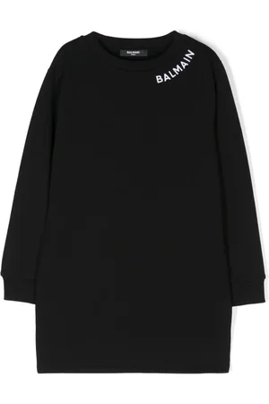 Balmain Logo-embroidered dress