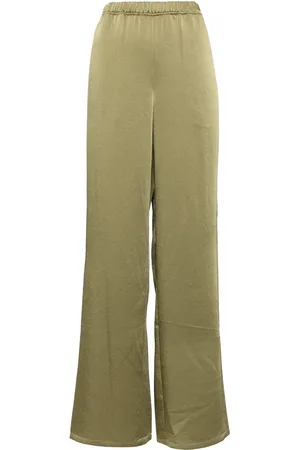 Vince Satin-finish straight trousers