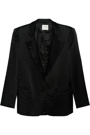 FORTE FORTE Embroidered single-breasted blazer