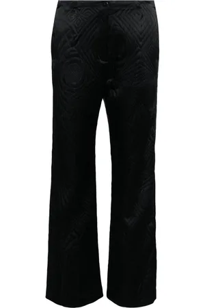 FORTE FORTE Quilted straight trousers