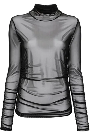 Patrizia Pepe Gathered-detailing blouse