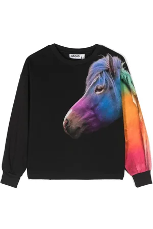 Molo Reniza horse-print sweatshirt