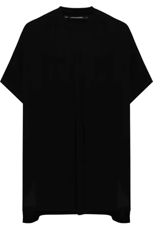 JULIUS Side-slit drop-shoulder T-shirt