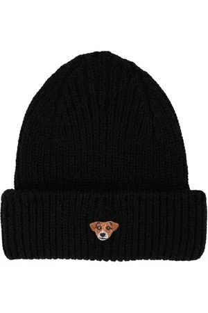 PELO FOUNDATION Dog-appliqu?? beanie