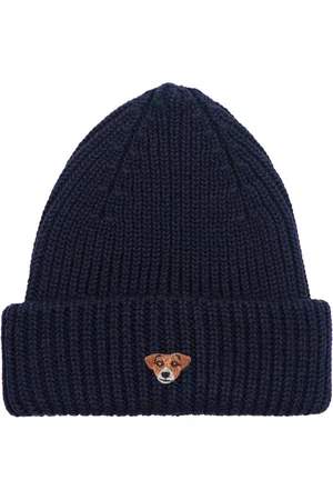 PELO FOUNDATION Dog-appliqu?? beanie