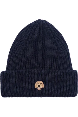 PELO FOUNDATION Dog-appliqu?? beanie