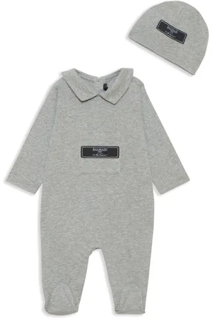 Balmain Logo-tag cotton pyjamas