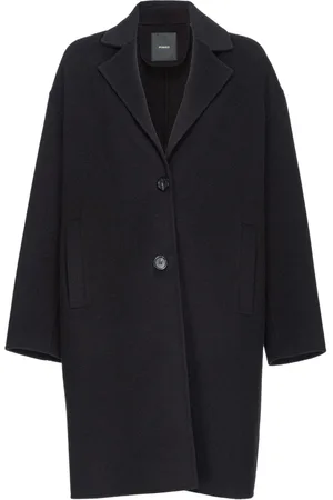 Pinko Single-breasted wool coat
