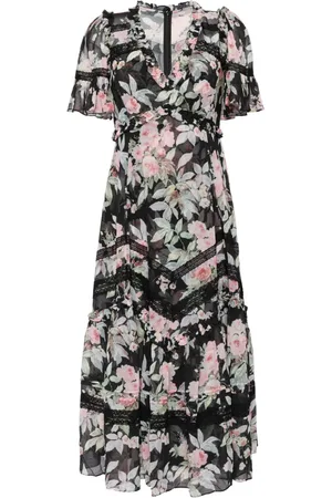 Needle & Thread Floral-print midi dress