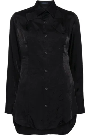 YOHJI YAMAMOTO Panelled crease shirt