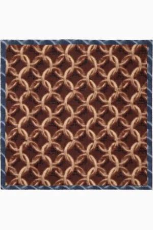 DRIES VAN NOTEN Graphic-print silk scarf