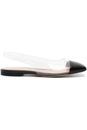 Gianvito Rossi Plexi ballet flats