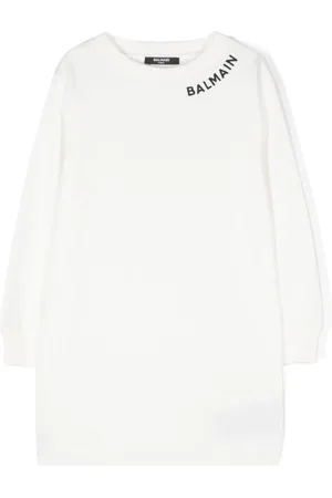 Balmain Logo-embroidered dress
