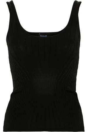MUGLER Knitted tank top