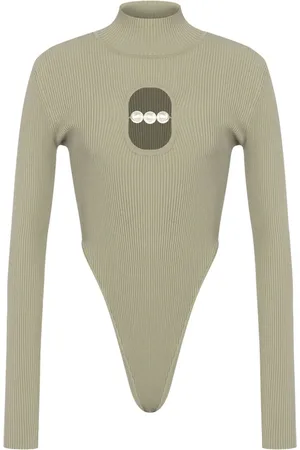 Moschino High neck cut-out body