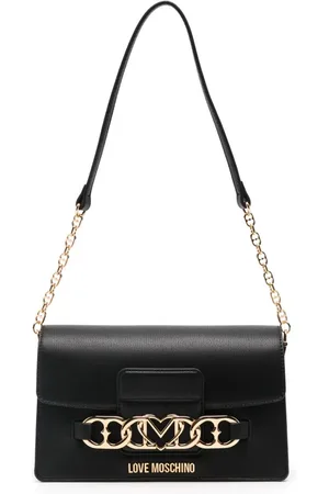 Moschino Logo-plaque shoulder bag