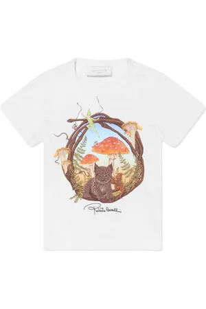 Roberto Cavalli Printed cotton T-shirt