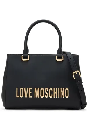 Moschino Logo-appliqué tote bag