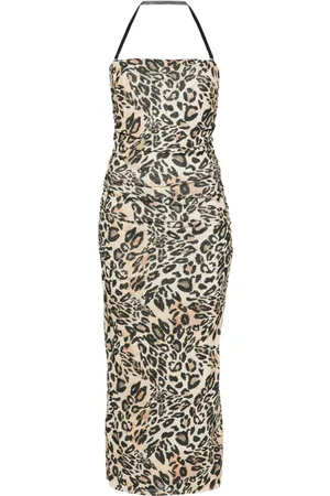 Nanushka Eliz leopard-print midi dress