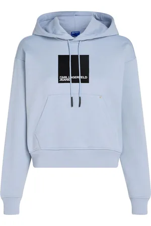 Karl Lagerfeld Box-logo patch hoodie
