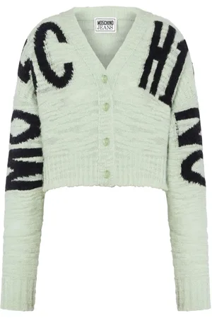 Moschino Cropped knitted cardigan
