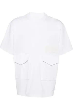 SACAI Cotton jersey T-shirt