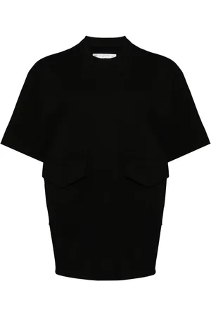 SACAI Cotton jersey T-shirt