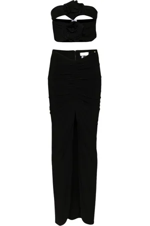 NISSA Floral-appliqu?? skirt set