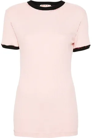 Marni Ribbed jersey T-shirt
