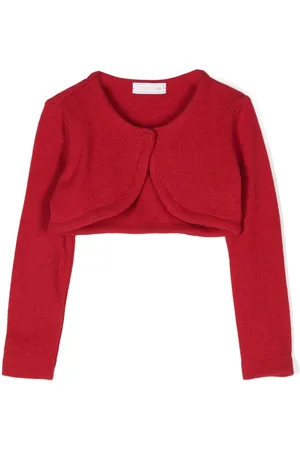 MONNALISA Ribbed-knit cardigan